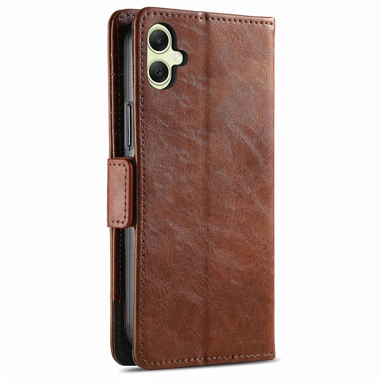 CASENEO 002 Series For Samsung Galaxy A05 4G Leather Case RFID Blocking Wallet Phone Cover