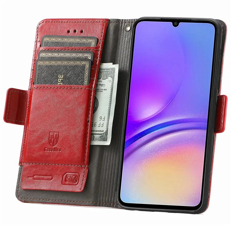 CASENEO 002 Series For Samsung Galaxy A05 4G Leather Case RFID Blocking Wallet Phone Cover