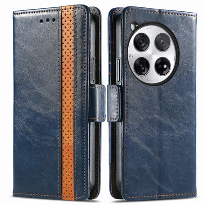CASENEO 002 Series For OnePlus 12 5G Case Stand Flip PU Leather RFID Blocking Phone Cover