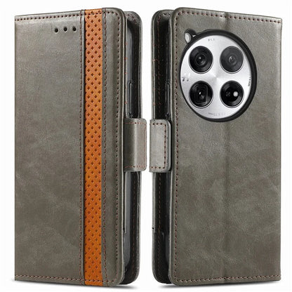 CASENEO 002 Series For OnePlus 12 5G Case Stand Flip PU Leather RFID Blocking Phone Cover