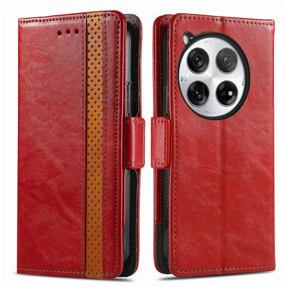 CASENEO 002 Series For OnePlus 12 5G Case Stand Flip PU Leather RFID Blocking Phone Cover