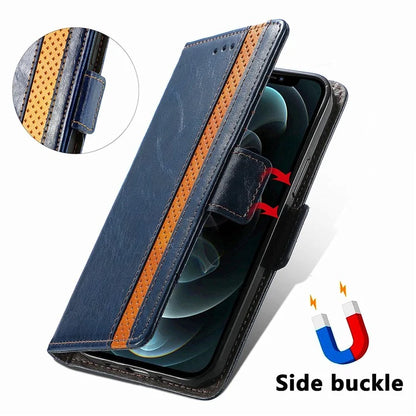 CASENEO 002 Series For Xiaomi 14 Ultra Case PU Leather RFID Blocking Folio Phone Cover