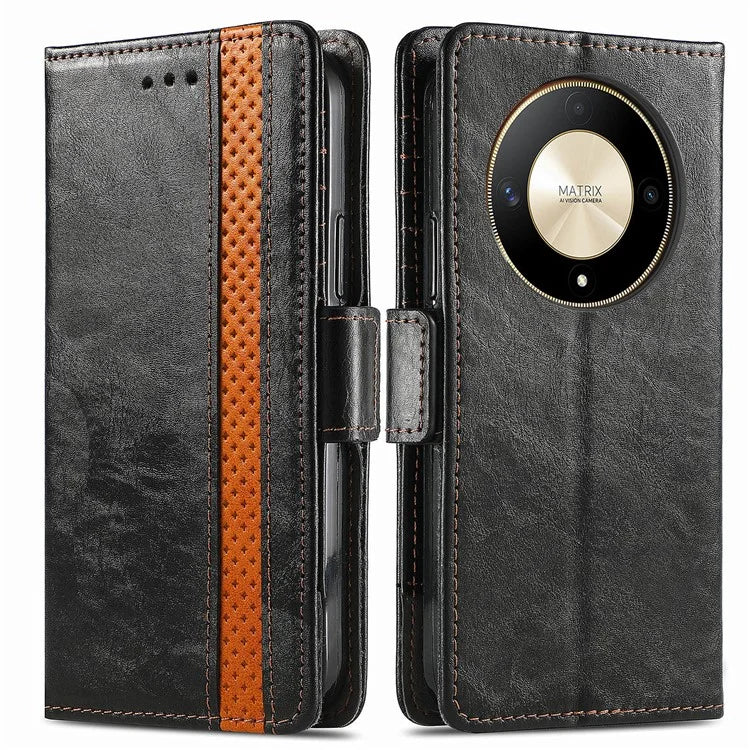 CASENEO 002 Series For Honor X9b 5G / X50 5G / Magic6 Lite 5G Leather Wallet Case Stand Phone Cover