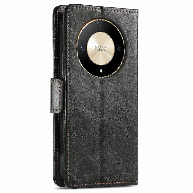 CASENEO 002 Series For Honor X9b 5G / X50 5G / Magic6 Lite 5G Leather Wallet Case Stand Phone Cover
