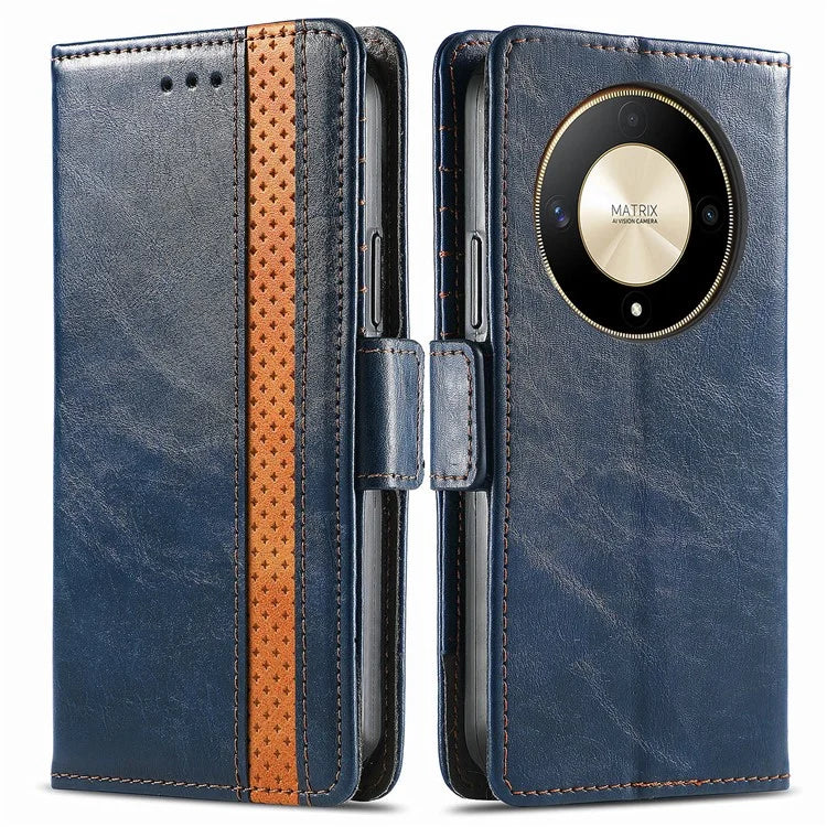 CASENEO 002 Series For Honor X9b 5G / X50 5G / Magic6 Lite 5G Leather Wallet Case Stand Phone Cover