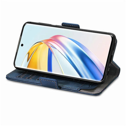 CASENEO 002 Series For Honor X9b 5G / X50 5G / Magic6 Lite 5G Leather Wallet Case Stand Phone Cover