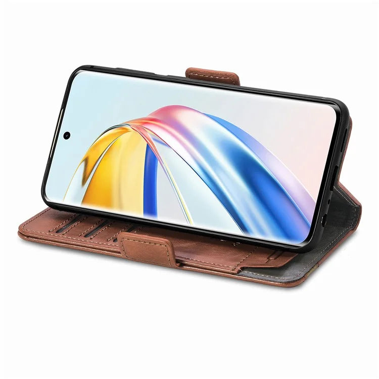 CASENEO 002 Series For Honor X9b 5G / X50 5G / Magic6 Lite 5G Leather Wallet Case Stand Phone Cover