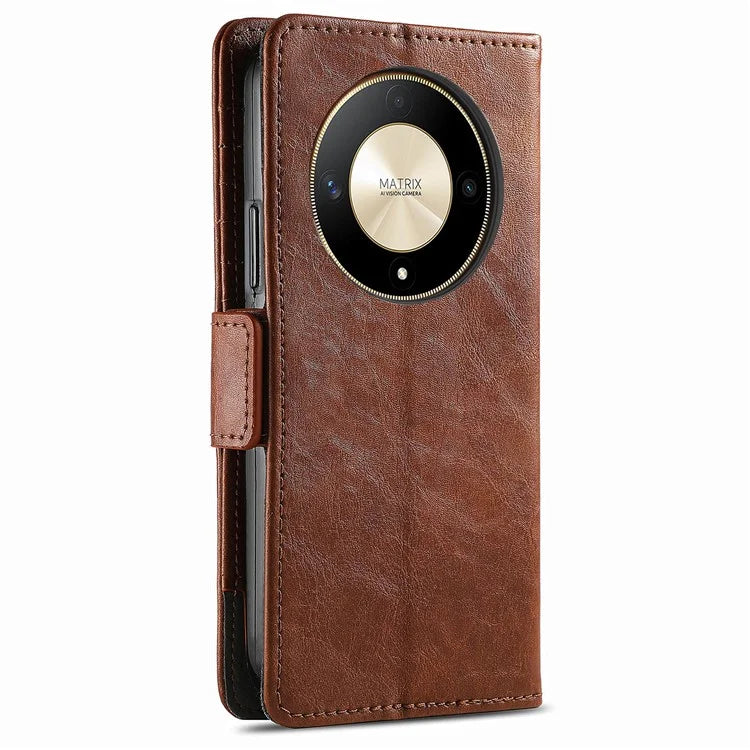 CASENEO 002 Series For Honor X9b 5G / X50 5G / Magic6 Lite 5G Leather Wallet Case Stand Phone Cover