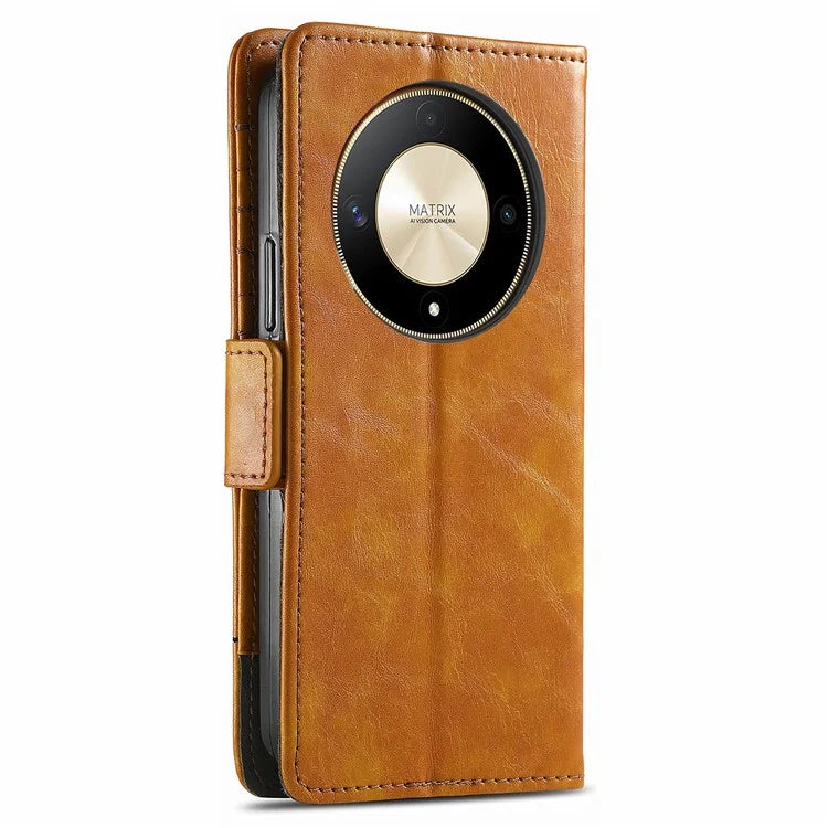 CASENEO 002 Series For Honor X9b 5G / X50 5G / Magic6 Lite 5G Leather Wallet Case Stand Phone Cover