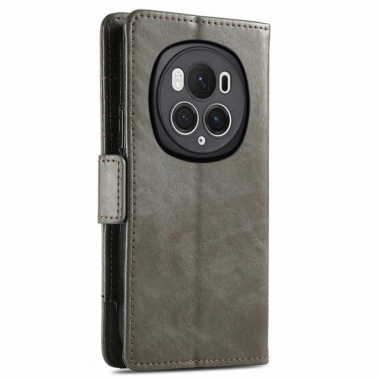 CASENEO 002 Series For Honor Magic6 Pro 5G Leather Case RFID Blocking Wallet Splicing Phone Cover