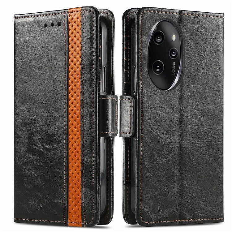 CASENEO 002 Series For Honor 100 Pro 5G Wallet Case RFID Blocking PU Leather Phone Cover