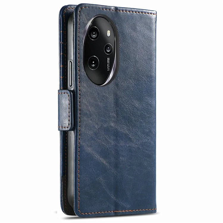 CASENEO 002 Series For Honor 100 Pro 5G Wallet Case RFID Blocking PU Leather Phone Cover