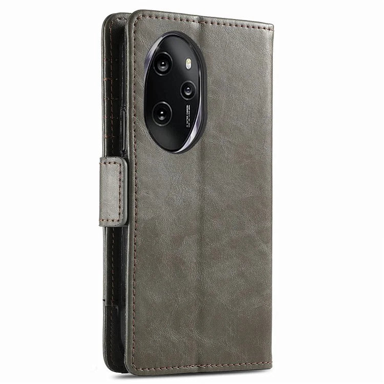 CASENEO 002 Series For Honor 100 Pro 5G Wallet Case RFID Blocking PU Leather Phone Cover