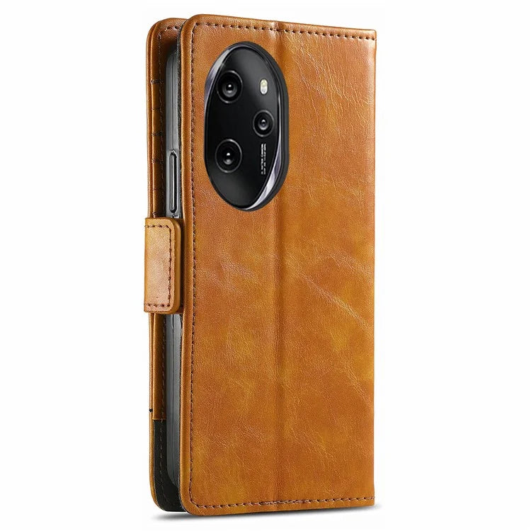 CASENEO 002 Series For Honor 100 Pro 5G Wallet Case RFID Blocking PU Leather Phone Cover
