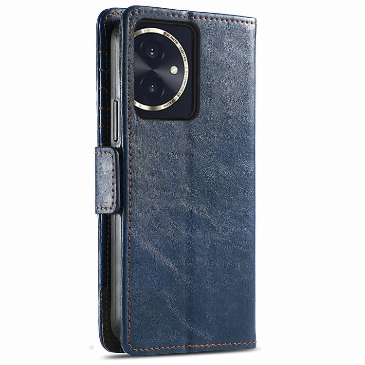 CASENEO 002 Series For Honor 100 5G Case RFID Blocking Leather Stand Phone Cover