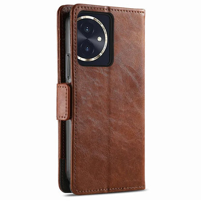 CASENEO 002 Series For Honor 100 5G Case RFID Blocking Leather Stand Phone Cover