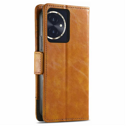 CASENEO 002 Series For Honor 100 5G Case RFID Blocking Leather Stand Phone Cover