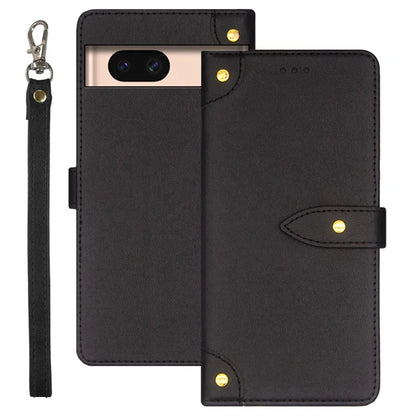 IDEWEI For Google Pixel 8a Case Stand PU Leather+TPU Scratch-proof Phone Cover