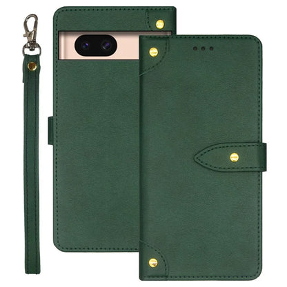 IDEWEI For Google Pixel 8a Case Stand PU Leather+TPU Scratch-proof Phone Cover