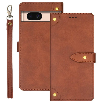 IDEWEI For Google Pixel 8a Case Stand PU Leather+TPU Scratch-proof Phone Cover