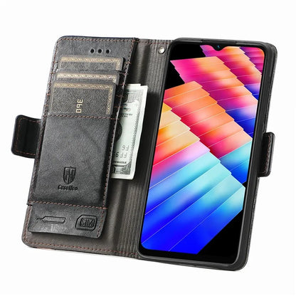 CASENEO 002 Series For Infinix Hot 30i Case PU Leather Flip Shockproof Phone Cover RFID Blocking
