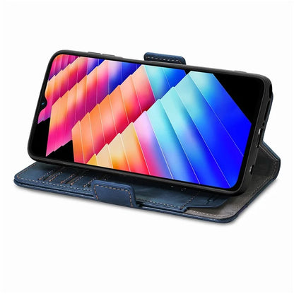 CASENEO 002 Series For Infinix Hot 30i Case PU Leather Flip Shockproof Phone Cover RFID Blocking