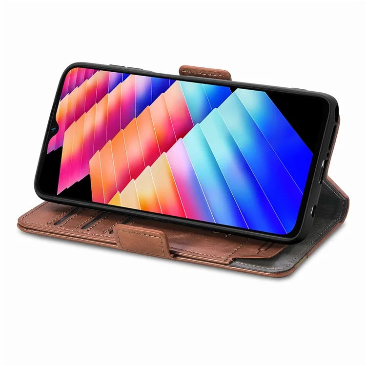 CASENEO 002 Series For Infinix Hot 30i Case PU Leather Flip Shockproof Phone Cover RFID Blocking