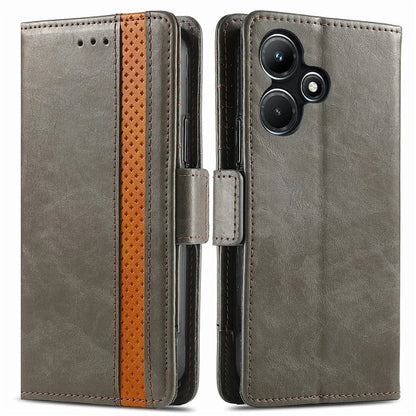 CASENEO 002 Series For Infinix Hot 30i Case PU Leather Flip Shockproof Phone Cover RFID Blocking