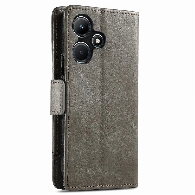 CASENEO 002 Series For Infinix Hot 30i Case PU Leather Flip Shockproof Phone Cover RFID Blocking
