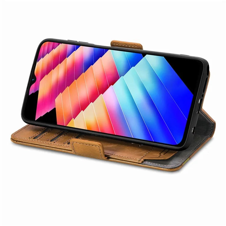 CASENEO 002 Series For Infinix Hot 30i Case PU Leather Flip Shockproof Phone Cover RFID Blocking