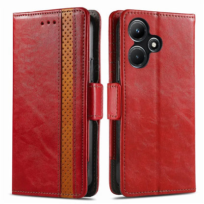 CASENEO 002 Series For Infinix Hot 30i Case PU Leather Flip Shockproof Phone Cover RFID Blocking