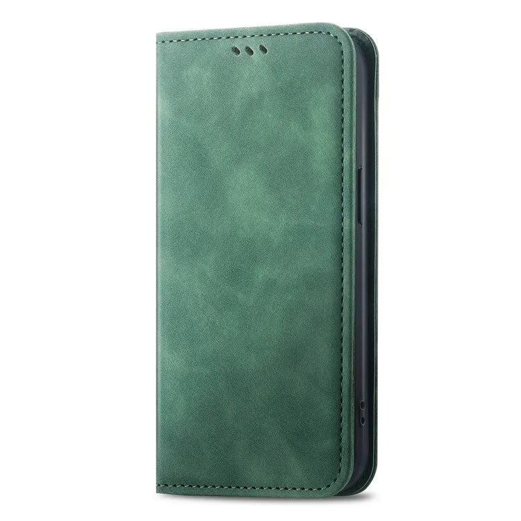 For Xiaomi Redmi Note 13 Pro 5G / Poco X6 5G Case PU Leather Skin-touch Wallet Phone Cover