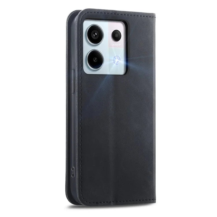 For Xiaomi Redmi Note 13 Pro 5G / Poco X6 5G Case PU Leather Skin-touch Wallet Phone Cover