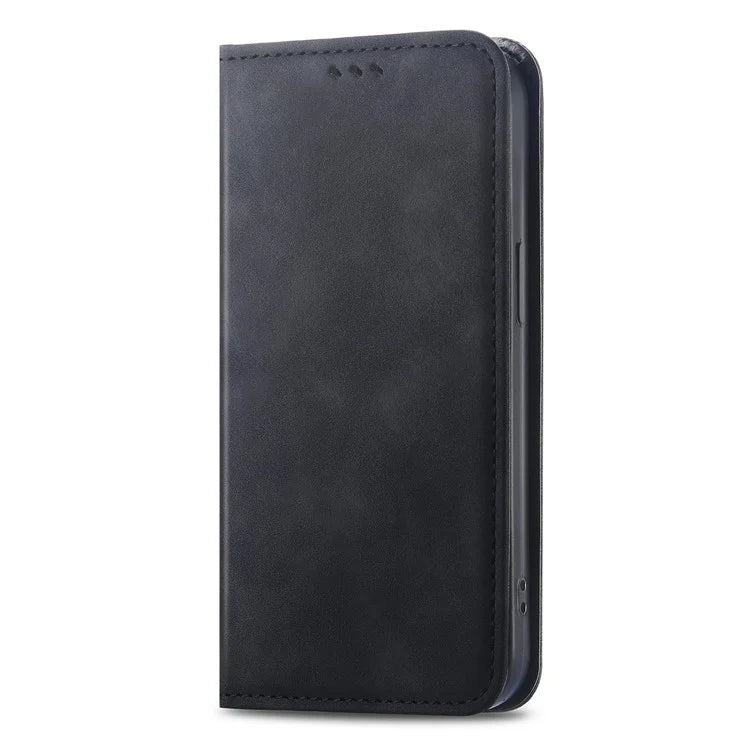For Xiaomi Redmi Note 13 Pro+ 5G Leather Wallet Case Magnetic Closing Skin-touch Phone Cover