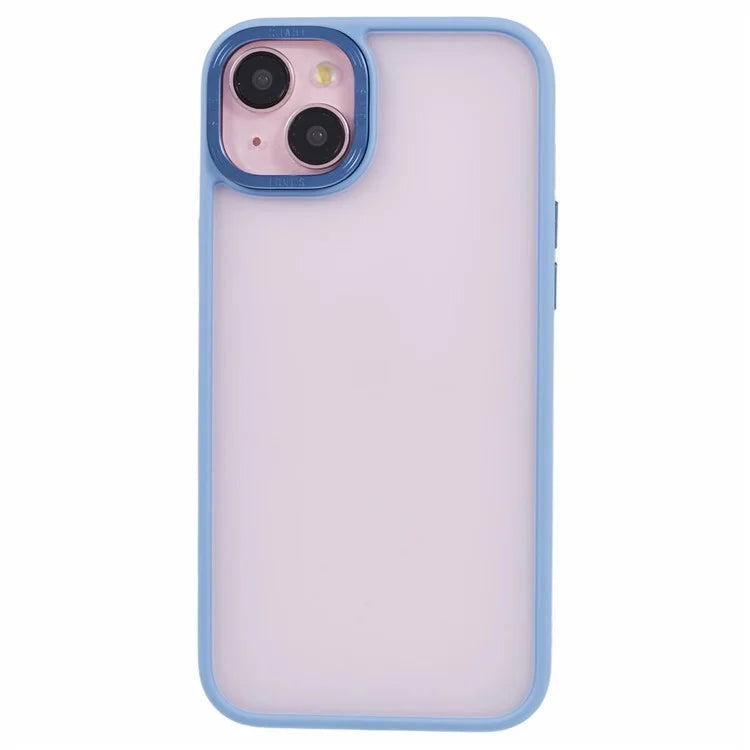 TGVI'S Vibrant Series For iPhone 14 Plus Phone Case Bump Proof PC+TPU Metal Camera Ring Shell
