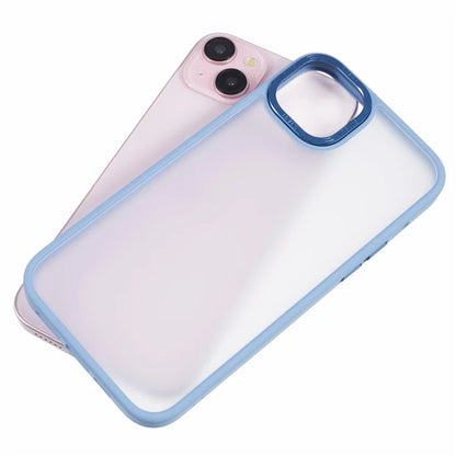 TGVI'S Vibrant Series For iPhone 14 Plus Phone Case Bump Proof PC+TPU Metal Camera Ring Shell