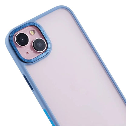 TGVI'S Vibrant Series For iPhone 14 Plus Phone Case Bump Proof PC+TPU Metal Camera Ring Shell