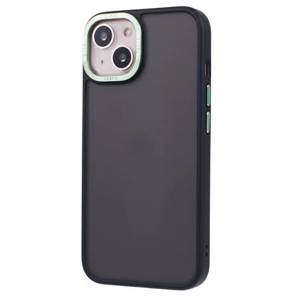 TGVI'S Vibrant Series For iPhone 14 Plus Phone Case Bump Proof PC+TPU Metal Camera Ring Shell