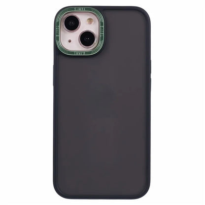 TGVI'S Vibrant Series For iPhone 14 Plus Phone Case Bump Proof PC+TPU Metal Camera Ring Shell