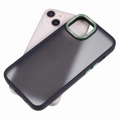 TGVI'S Vibrant Series For iPhone 14 Plus Phone Case Bump Proof PC+TPU Metal Camera Ring Shell