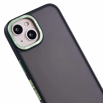 TGVI'S Vibrant Series For iPhone 14 Plus Phone Case Bump Proof PC+TPU Metal Camera Ring Shell