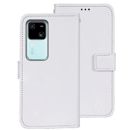 IDEWEI For vivo V30 5G Case Crazy Horse Card Holder PU Leather Stand Phone Cover