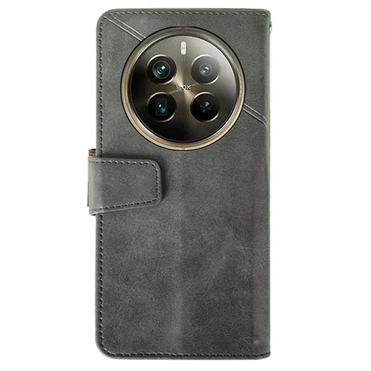 IDEWEI For Realme 12 Pro 5G / 12 Pro+ 5G Case Scratch-resistant Wallet Calf Texture Phone Cover