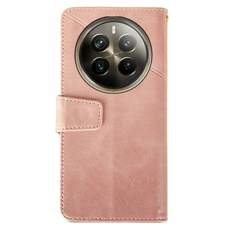 IDEWEI For Realme 12 Pro 5G / 12 Pro+ 5G Case Scratch-resistant Wallet Calf Texture Phone Cover