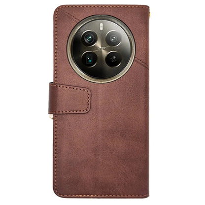 IDEWEI For Realme 12 Pro 5G / 12 Pro+ 5G Case Scratch-resistant Wallet Calf Texture Phone Cover