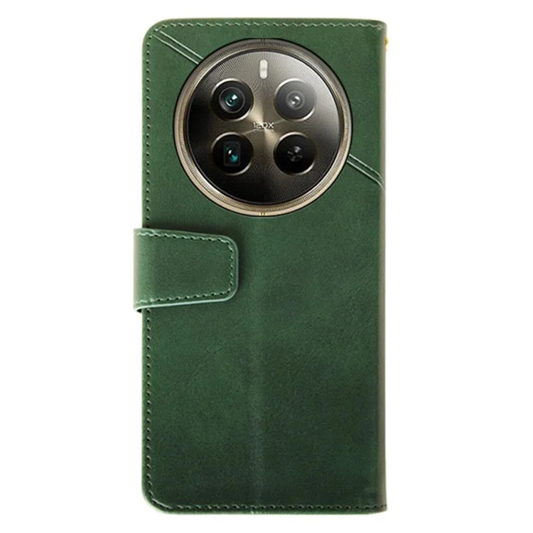 IDEWEI For Realme 12 Pro 5G / 12 Pro+ 5G Case Scratch-resistant Wallet Calf Texture Phone Cover