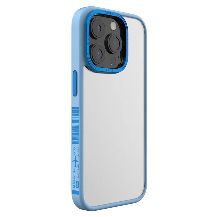 TGVI'S Vibrant Series For iPhone 14 Pro Max Case Metal Camera Ring PC+TPU Phone Cover