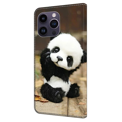 For iPhone 13 Pro Max 6.7 inch Wallet Case Pattern PU Leather Flip Stand Phone Cover