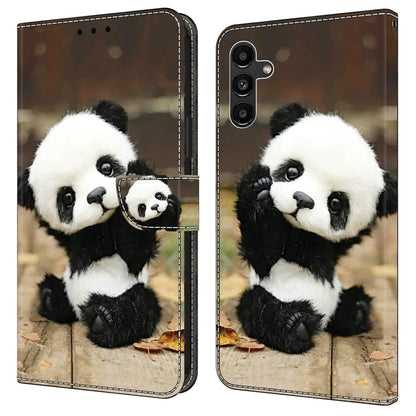 For Samsung Galaxy A54 5G Case PU Leather Card / Cash Slots Stand Flip Phone Cover
