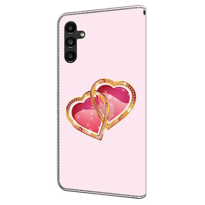For Samsung Galaxy A55 5G Leather Case Wallet Stand Phone Cover Pattern Printed